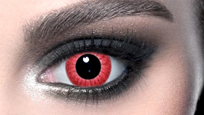 Контактные линзы красные ELITE Lens red-2 14.5 мм 2 шт. (N0242)