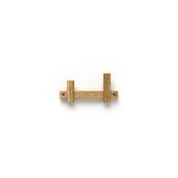 Вешалка настенная деревянная на 2 крючка Pab.objects Fence x2 Дуб 19см (pab0010)