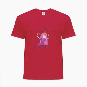 Детская футболка Время приключений Принцесса пупырка (Adventure Time Lumpy Space Princess) (25186-1576) 122-128 см Хлопок Красный