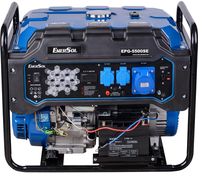 Генератор бензиновый EnerSol EPG-5500SE 5/5.5 кВт электрический пуск AVR