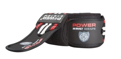 Кистьові бинти Power System Wrist Wraps PS-3500 Red/Black
