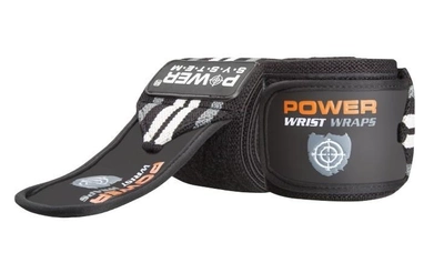 Кистьові бинти Power System Wrist Wraps PS-3500 Grey/Black