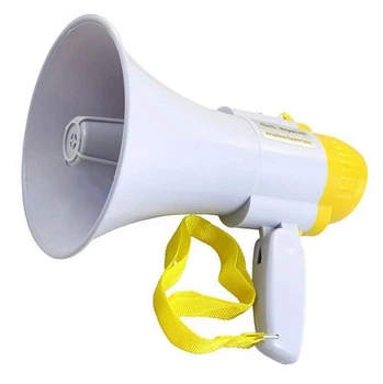 Мегафон рупор громкоговоритель MEGAPHONE UKC HW 8C Белый функция записи голоса