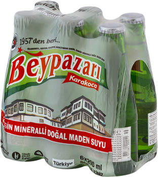 Упаковка води мінеральної газованої Beypazari 0.2 л х 6 пляшок (8691381000035)