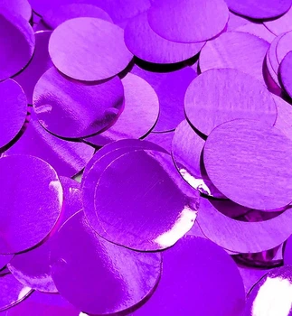 Конфетті, метафан "Disc", Іспанія, вага - 50 г, розмір - 23 мм, колір - фіолетовий