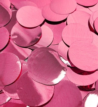 Конфетті, метафан "Disc", Польща, вага - 50 г, розмір - 15 мм, колір - рожевий