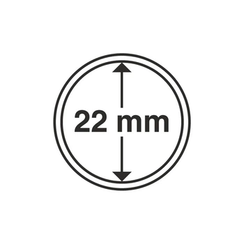 Капсула Leuchtturm для монети 22 мм