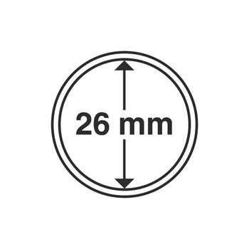 Капсула Leuchtturm для монети 26 мм