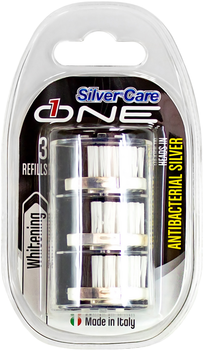 Змінні головки для зубних щіток Silver Care One вибілювальні 3 шт. (8009315000639)