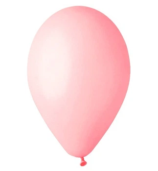 Воздушные шары "Baby pink" (25 см) 10 шт, Италия, цвет - розовый