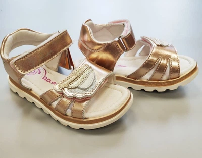 Босоножки для девочки D.D.Step Metallic Pink AC63-989AM 28р. 17,3см Розовый серебристый