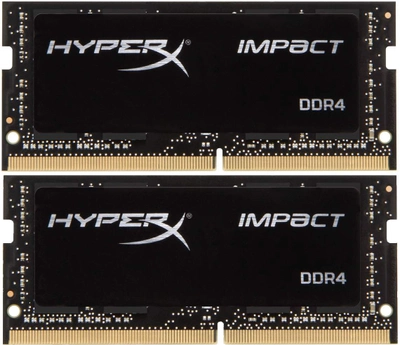 Оперативная память HyperX SODIMM DDR4-2666 65536MB PC4-21300 (Kit of 2x32768) Impact (HX426S16IBK2/64) (FH845684) - Уценка
