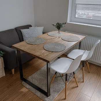 Дерев'яний стіл в стилі loft HomeDeco 100х60 Ясен