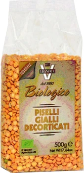 Горох Riso Vignola желтый органический 500 г (0.5 кг) (8002130204756)