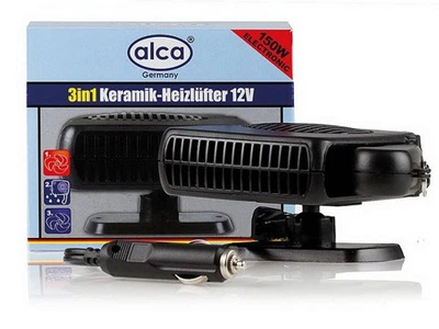 Тепловентилятор автомобильный керамический 150W Alca 544000 с ручкой