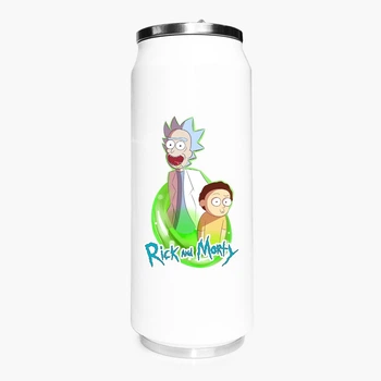 Термобанка Рик и Морти (Rick and Morty) 500 мл (31091-1230) термокружка термос из нержавеющей стали с трубочкой