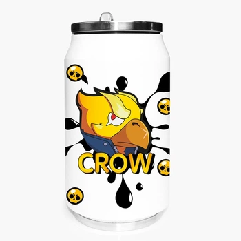 Термобанка Бравл Старс Ворон (Brawl Stars Crow) 350 мл (31091-1028) термокружка термос из нержавеющей стали с трубочкой