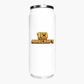 Термобанка Майнкрафт (Minecraft) 500 мл (31091-1171) термокружка термос из нержавеющей стали с трубочкой