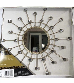 Дзеркало декоративне Edeka 50 х 50 х 2 см Edeka золотий ED2-10039