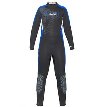 Гідрокостюм дитячий Bare Manta Full 3/2 mm чорно-синій Чорно-синій 12 років