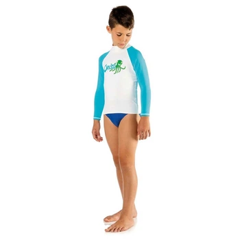 Реглан детский Cressi sub Rash Guard Long бело-голубой Бело-голубой 8/9 лет