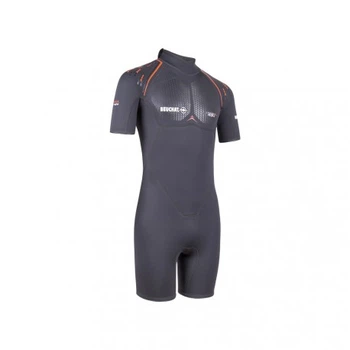 Гидрокостюм Beuchat Optima Shorty Man 3/2 мм Черно-красный XS