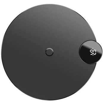 Бездротовий зарядний пристрій Baseus Digital LED Display 10W Black (WXSX-01)