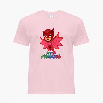 Детская футболка Герои в масках (PJ Masks) (25186-1615) 134-140 см Хлопок Розовый