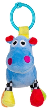 Игрушка Canpol babies Веселые зверята Голубой (2/284 Блакитний Бегемот)
