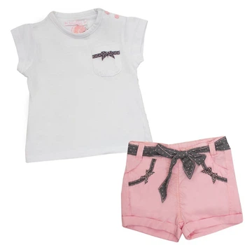 Костюм : Футболка и шорты Losan Mc baby girls (018804104/001) Белый 2 Years-92 см