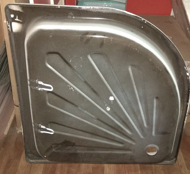 Душовий піддон AquaStream 90x90 сталевий