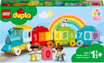 Конструктор LEGO DUPLO Потяг із цифрами – вчимося рахувати 23 деталі (10954)
