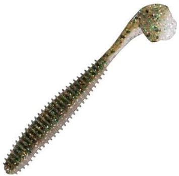 Силикон Balzer Shirasu Akiri Worm 9.5 см 8 г Masaru 5 шт (съедобный) Тёмно-зелёно-перламутровый с блёстками (13786 010)