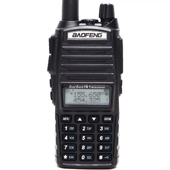 Рація Baofeng UV-82 UP, 8 Ватт, батарея 2800 мАг, Black