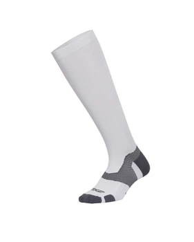 Компрессионные спортивные носки-гольфы 2XU, Vectr Light Cushion, S, белый/серый