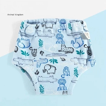 Тренировочные трусики Kiddie Widdie Animal Kingdom 6-ти слойные муслиновые 9-11 кг рост 80 см