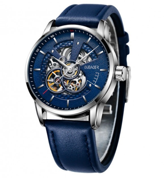 Мужские классические механические часы Oubaer Night Blue 8902