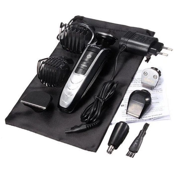 Набор для стрижки аккумуляторный KEMEI KM-1832 PRO Grey (zhs0131)