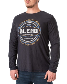 Лонгслів чоловічий BLEND (20710658-194013/20-21) Чорний XL