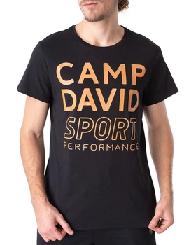 Футболка чоловіча CAMP DAVID (2011-3967-black/20-21) Чорний XXL