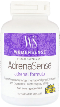 Комплекс для поддержки надпочечников WomenSense AdrenaSense натуральная добавка Natural Factors 120 капсул (68958049427)