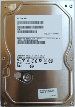 Жесткий диск для компьютера Hitachi 500GB 3.5" 16MB 7200rpm 6Gb/s (HDS721050CLA662) SATAIII Б/У