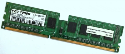 Оперативная память OCZ DDR3 2Gb 1333MHz PC3 10666U CL9 (OCZ3V1333LV2G.SYX2) Б/У
