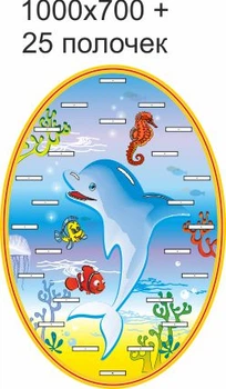 Стенд для школы, детского сада, Для лепки. ViTaLa, фигурный, 1000х700 мм, полноцветный, (ДС000029)