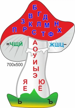 Стенд для школы, детского сада. Для занятий. ViTaLa, фигурный, 700х500 мм, полноцветный, (ДС000134)