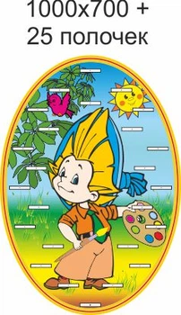 Стенд для школы, детского сада, Для лепки. ViTaLa, фигурный, 1000х700 мм, полноцветный, (ДС000026)