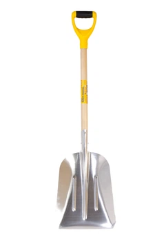 Лопата совковая Mastertool из алюминия с черенком и ручкой 280*380*500мм L-1100 мм 14-6279