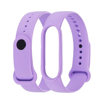 Ремінець силіконовий Anchor для Xiaomi Mi Band 5 / Mi Band 6 / Mi Band 7 Лавандовий КОД:29800