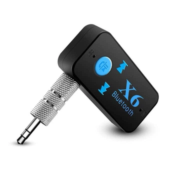 Bluetooth приймач для автомобіля X6 Bluetooth, підтримка читання MP3 з TF карти пам'яті, мікрофон