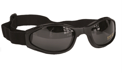 Спортивные защитные очки складные MIL-TEC ® UV400 черные (15615500)